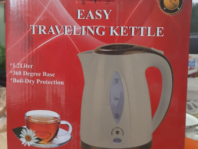Golden Star Imports GS-ELTK-7 Easy Traveling Kettle 1.2L with 360 Degree Base & Boil-Dry Protection-Extras