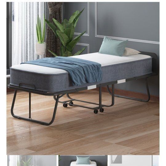 New! Foldable Bed With Mattress