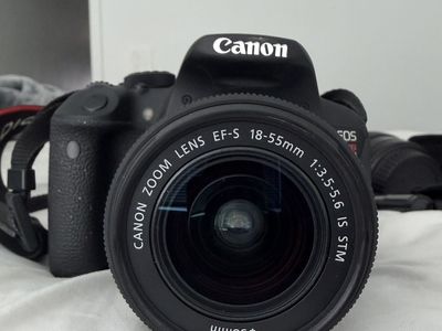 Canon EOS Rebel T5i + EF 18-55mm f/3.4-5.6 IS STM lens