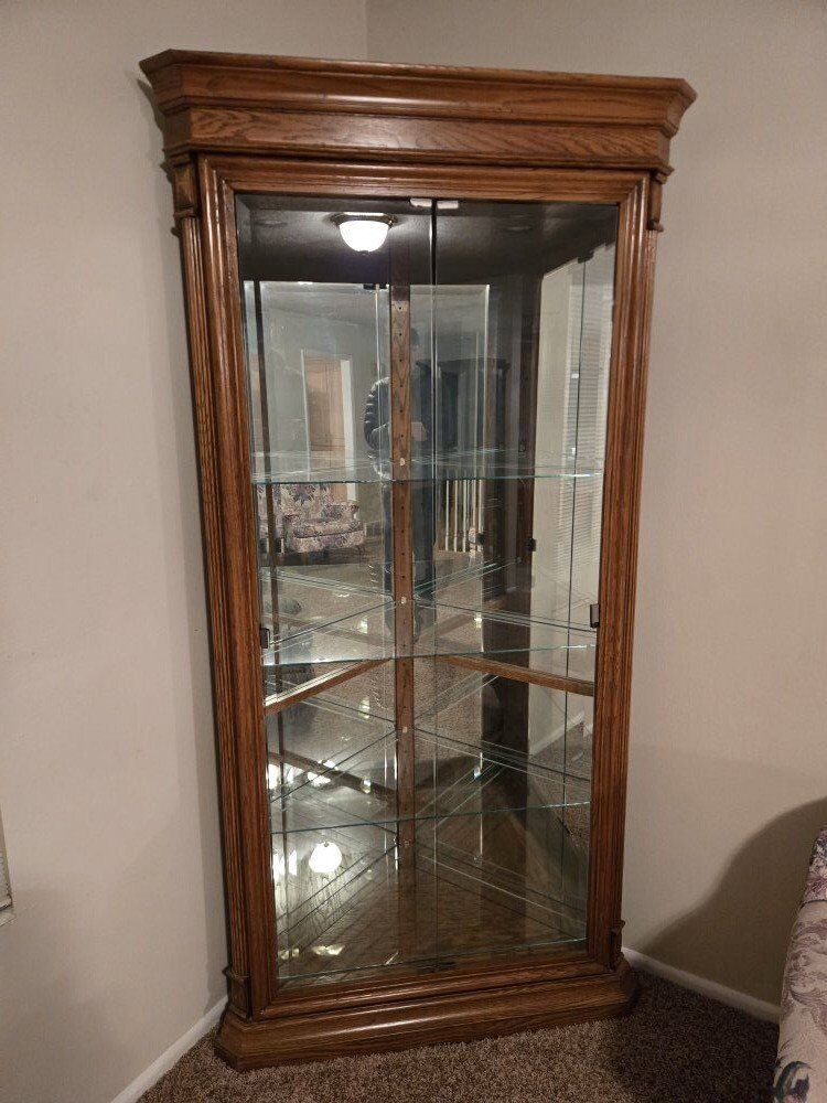 Corner Curio Cabinet