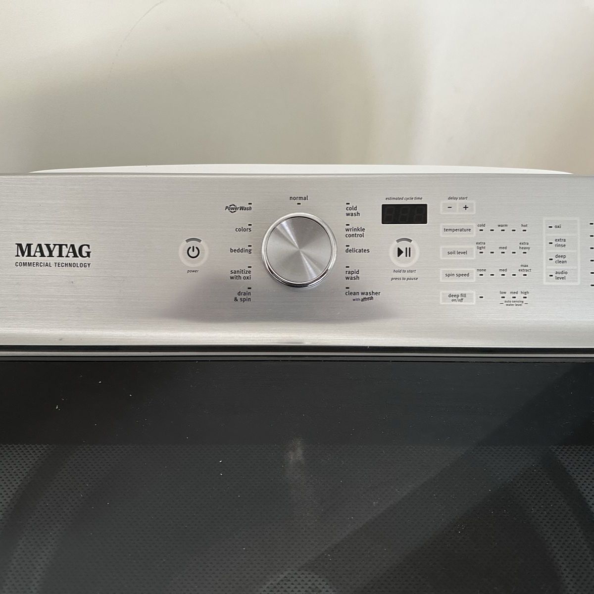 Maytag Commercial Technology White Top Load Washing Machine w/ PowerWash & Sanitize Cycles