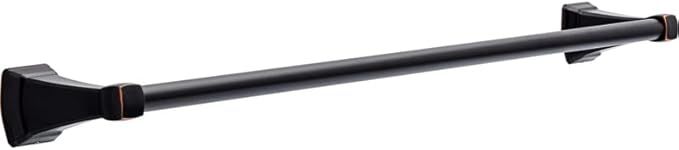Delta Flynn Oil Rubbed Bronze Towel Bar 24 in. L Die Cast Zinc