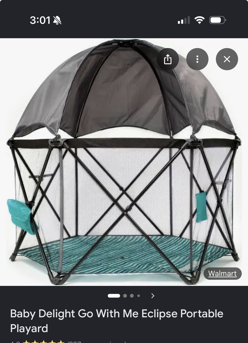 Baby Delight Go With Me Eclipse Portable Playard - Shade Canopy, Indoor/Outdoor Use