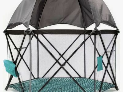 Baby Delight Go With Me Eclipse Portable Playard - Shade Canopy, Indoor/Outdoor Use