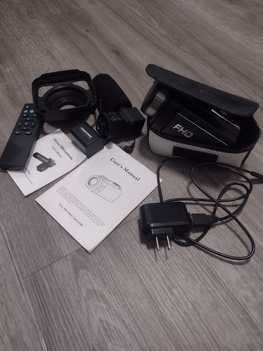Full HD Video Camcorder & Accessories