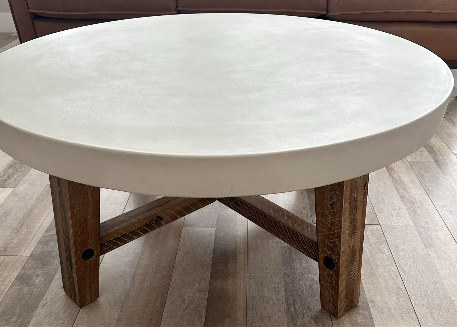 Downeast Concrete Top Coffee Table