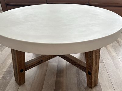 Downeast Concrete Top Coffee Table
