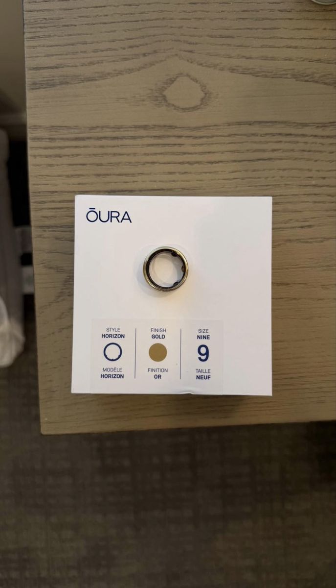 Oura Ring Gen 3 Horizon Gold Size 9