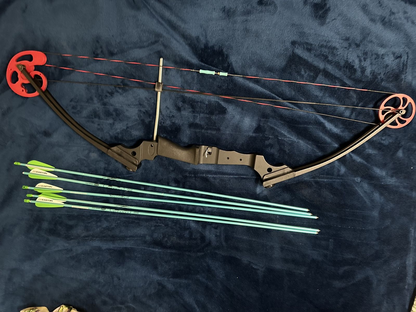 Genesis Gen-X Lightweight Compound Bow – and case and arrows $120