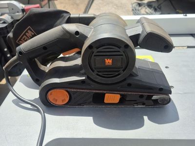 WEN 6321 7-Amp Corded 3x18-inch Belt Sander with Dust Bag, Excellent Condition