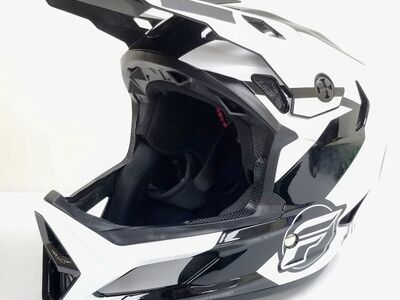 Fly Racing Rayce MTB/BMX Bicycle Helmet (Black/White/Grey, X-Large) (73-3609X-L-R2-S3)