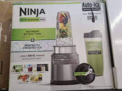 Ninja Nutri-Blender Pro with Auto-iQ, 1100W, Nutrient Extraction & Crushed Ice, 2x 32oz Cups