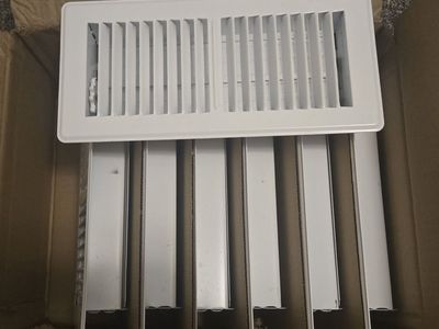 7 Floor Vent Covers 4x10, like new