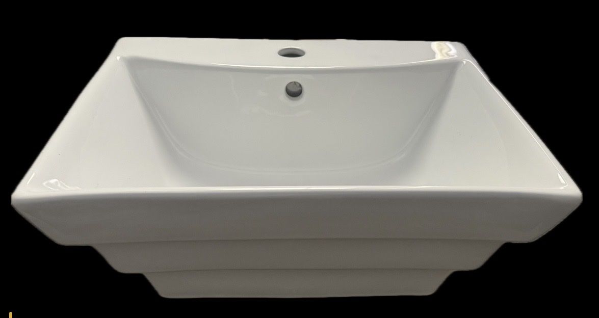 Above Countertop Stepped Sink Basin