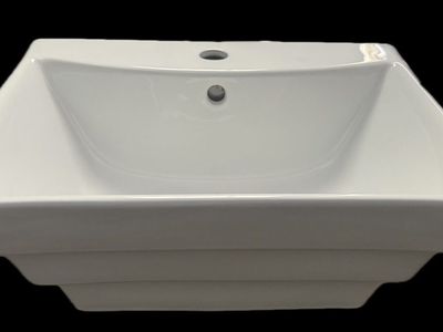 Above Countertop Stepped Sink Basin
