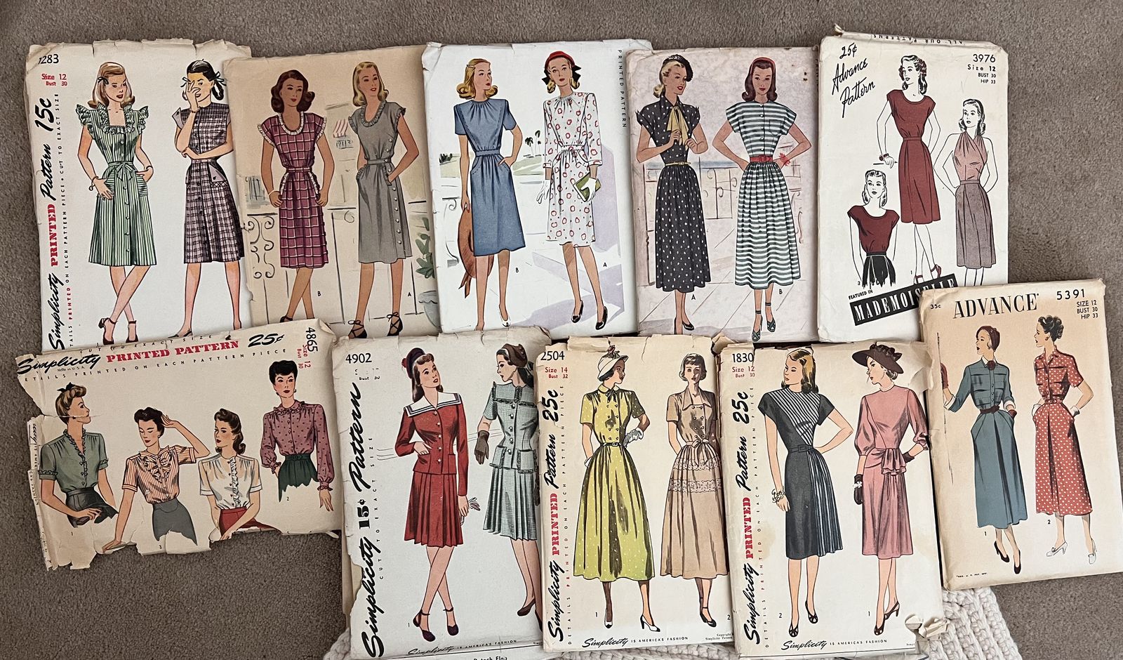 Amazing vintage sewing patterns 