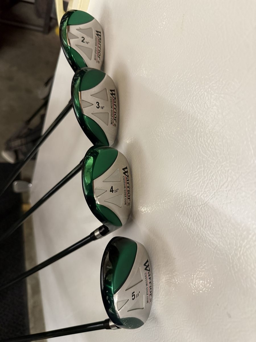 Hybrid 2-5.  clean set of clubs, ready for for the fairways 