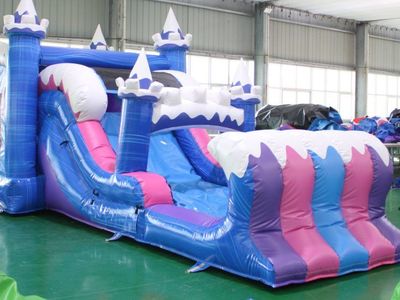 Slide bounce house combo