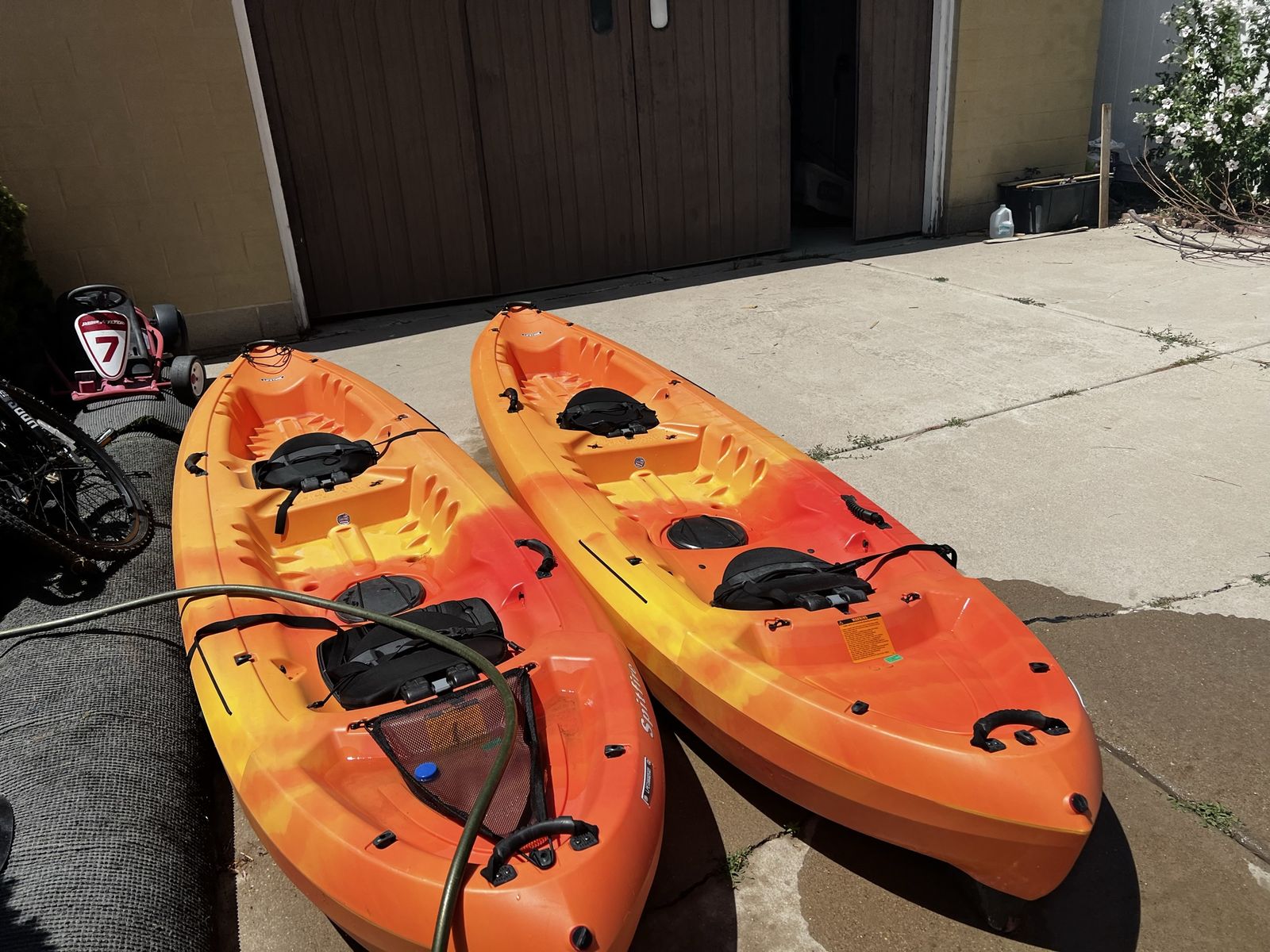 Lifetime Spitfire Sit-On-Top Kayak - Orange/Yellow (Used)