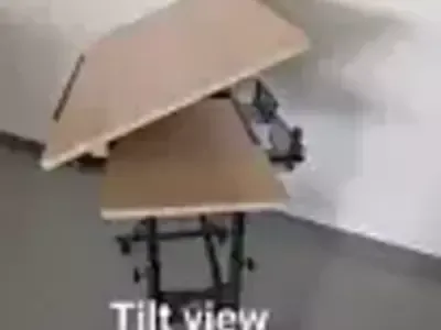 Two For One Sale! ALVIN Craftmaster- Drafting Work Table PLUS Alvin CH-212 Pneumatic Lift desk chair With Cushioned Seat/back.