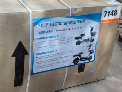 SKLP SK-E48 Electric Two-Wheeled Bike - 14" Wheels, 48V12A Battery, 25km/h Max Speed