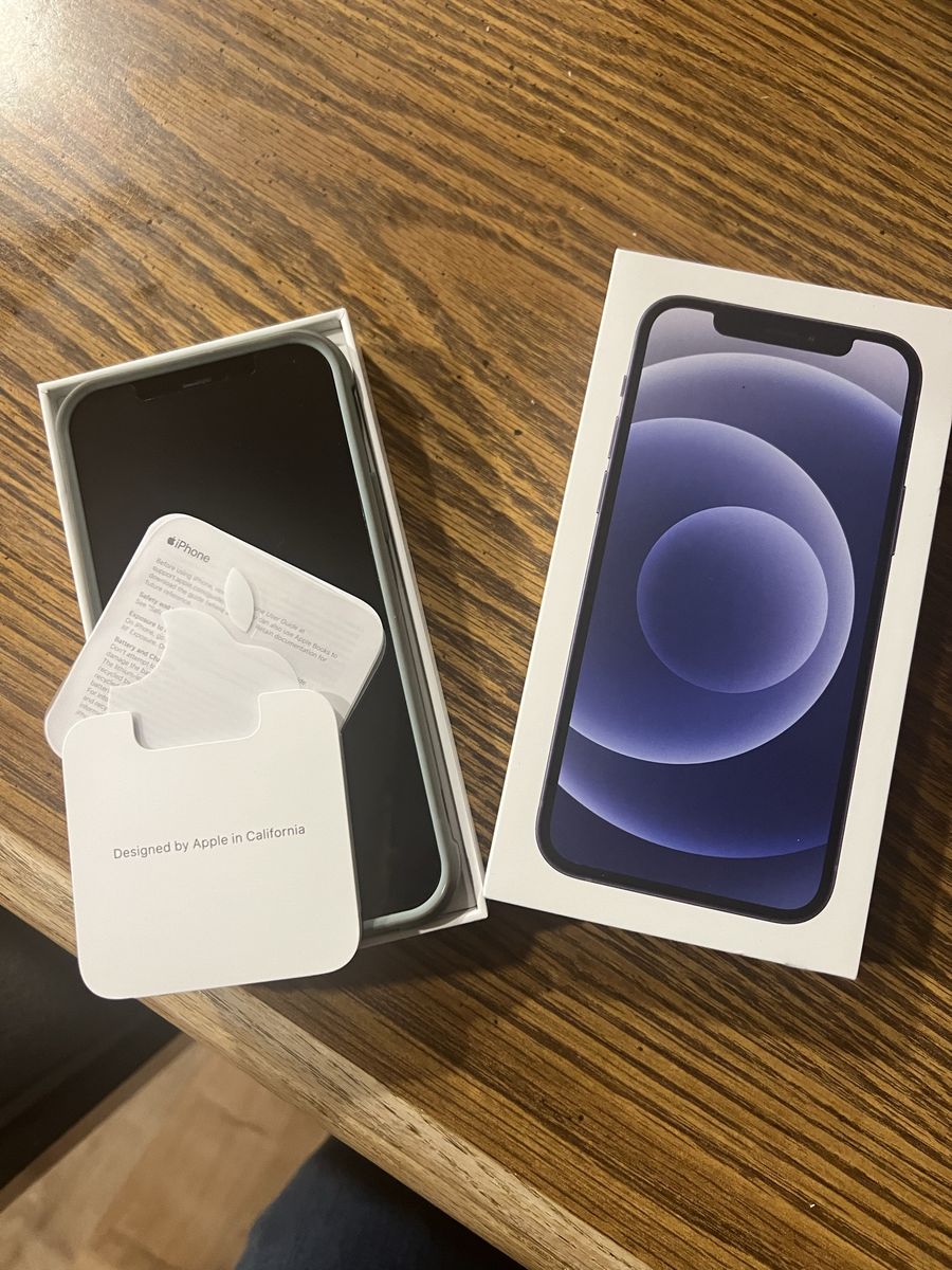 Unlocked iPhone 12 128GB With Box