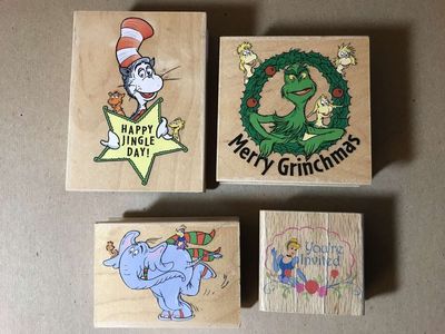 All Night Media Rubber Stamps, Merry Grinchmas, Happy Jingle Day, Horton on Ice…
