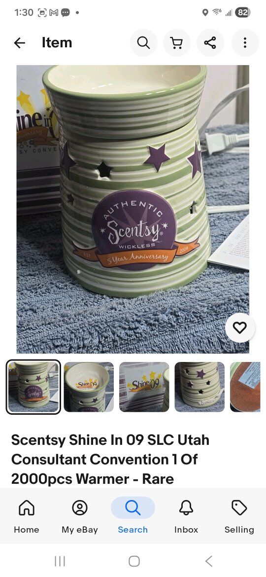 2009 Scentsy SLC Convention Wax Warmer