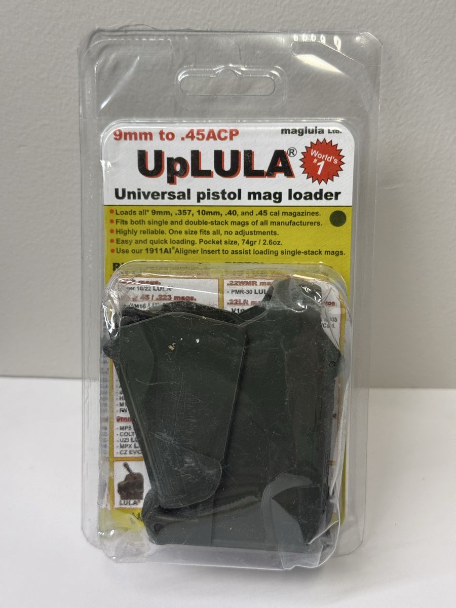 UpLULA Universal Pistol Magazine Reloader for 9mm-45ACP