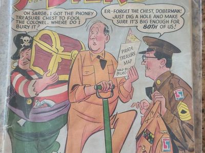 Vintage Phil Silvers Starring as Sgt. Bilko #9 Comic Book DC Comics October 10c