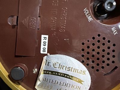 75th Mr Christmas Anniversary Christmas Animated