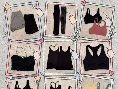 Women's Size Small Activewear & Casual Clothing Bundle - Leggings, Sports Bras, Tops