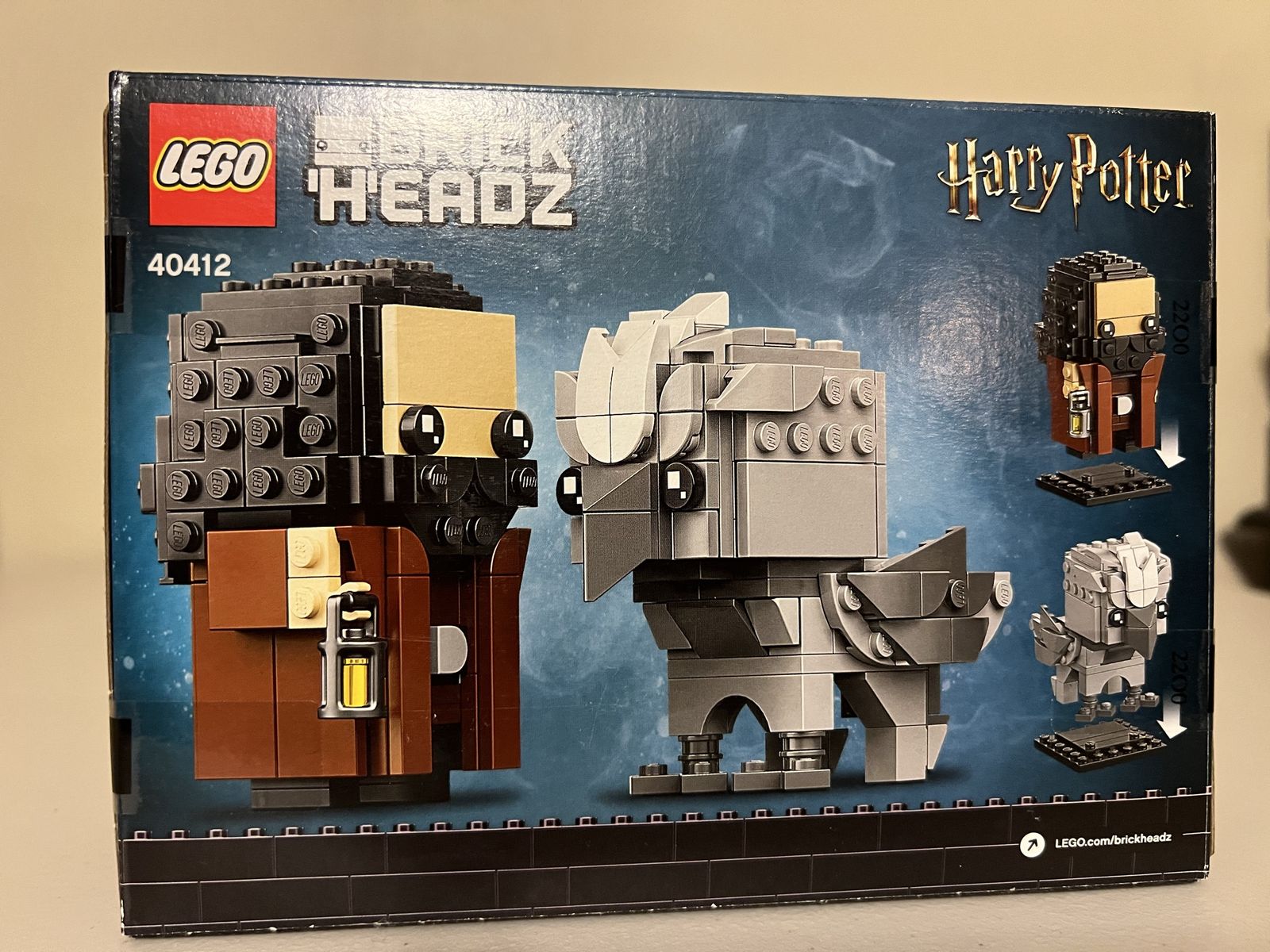 LEGO BrickHeadz Harry Potter Hagrid & Buckbeak Set 40412 - 270 Pieces.