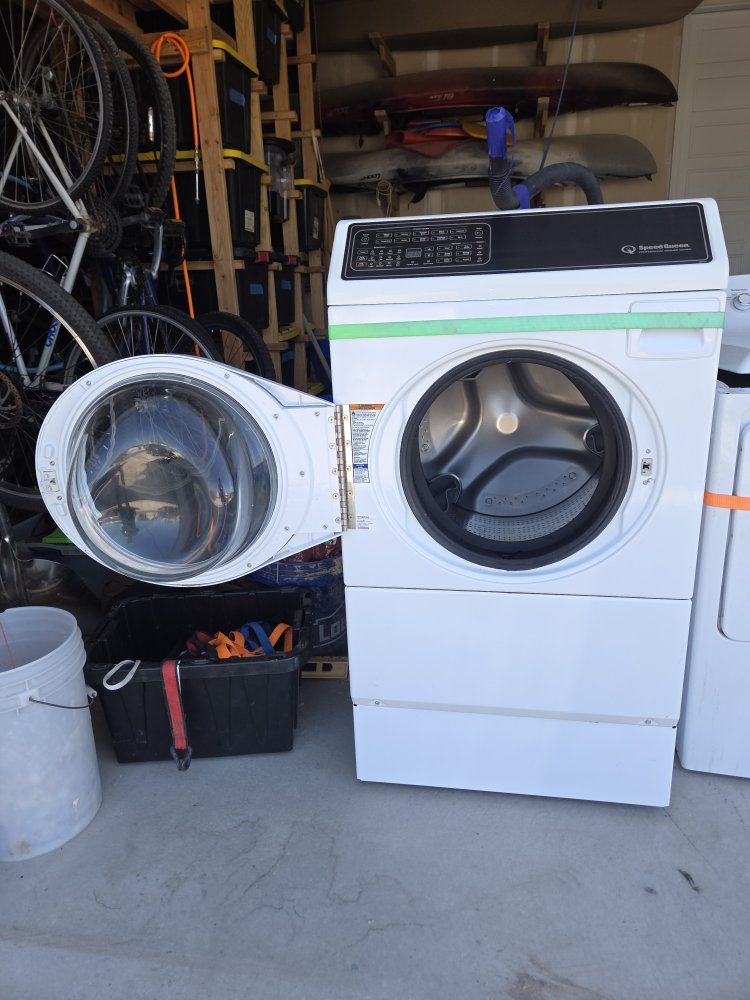 Speed Queen FF7011WN Front Load Washer - White, Large Capacity, Heavy-Duty