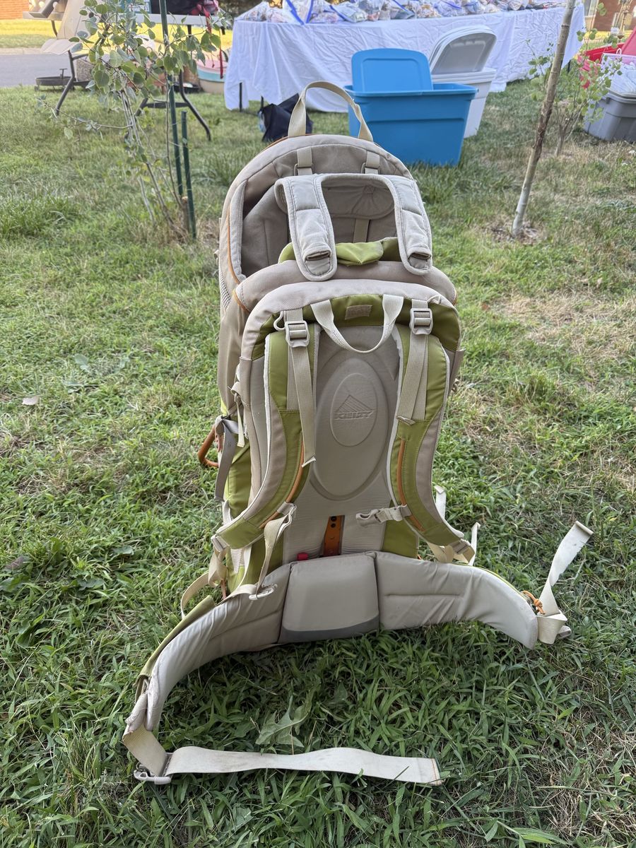 Kelty Kids Framed Child Carrier Backpack - Tan and Green