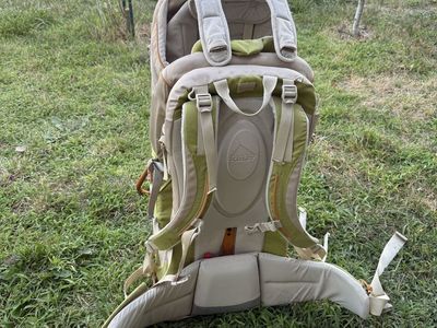 Kelty Kids Framed Child Carrier Backpack - Tan and Green