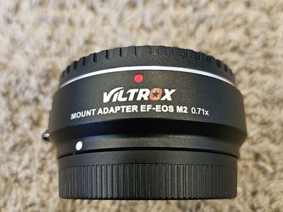 Viltrox Mount Adapter EF-EOS M2 0.71x Lens Adapter