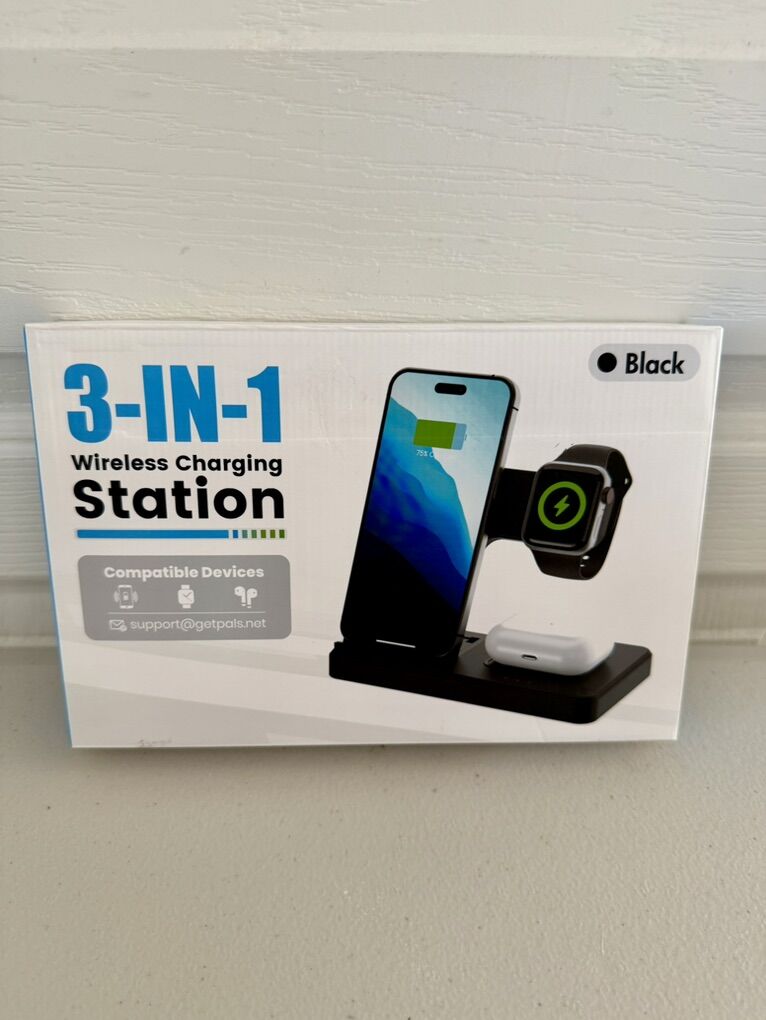 Getpals 3-In-1 Wireless Device Charging Station