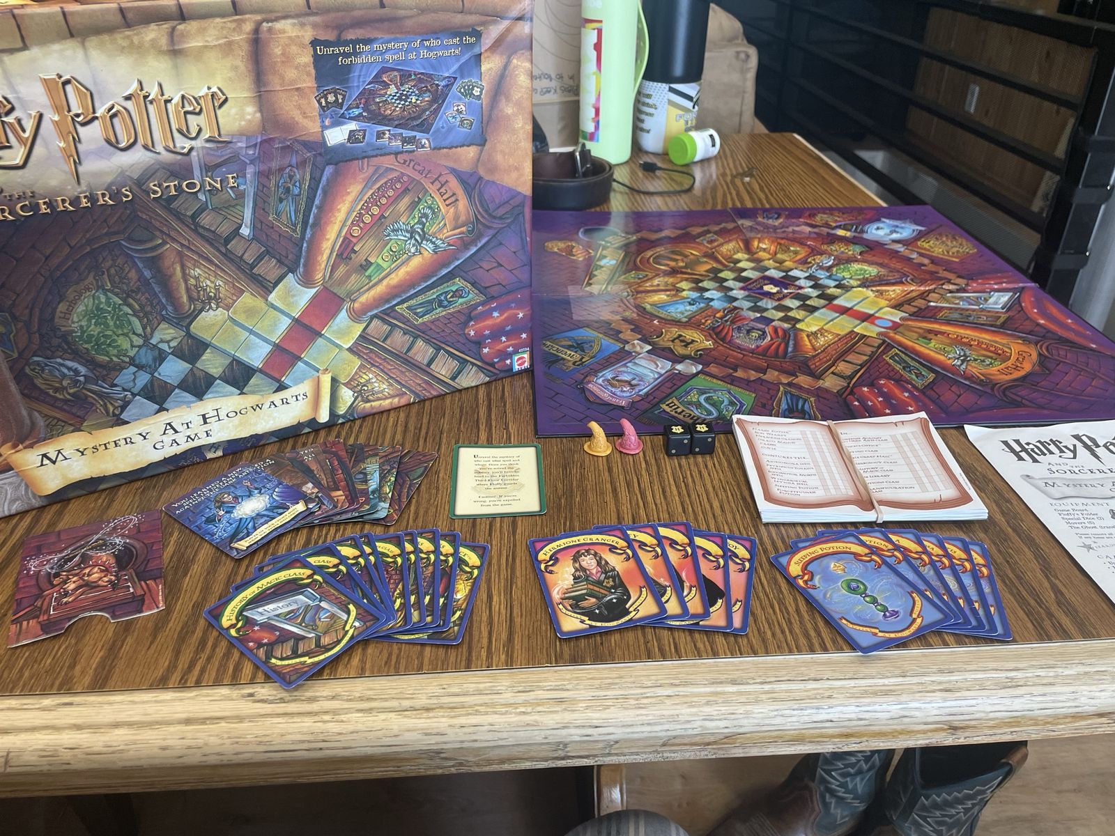 Original Harry Potter and the Sorcerer's Stone Mystery at Hogwarts board game