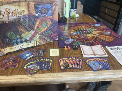 Original Harry Potter and the Sorcerer's Stone Mystery at Hogwarts board game