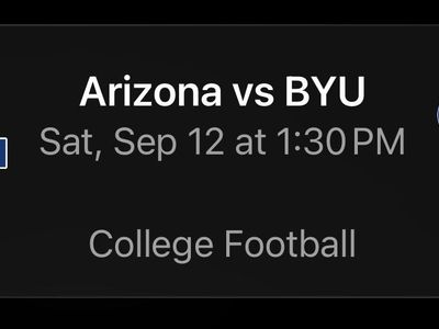 Arizona at BYU Football Tickets row 6