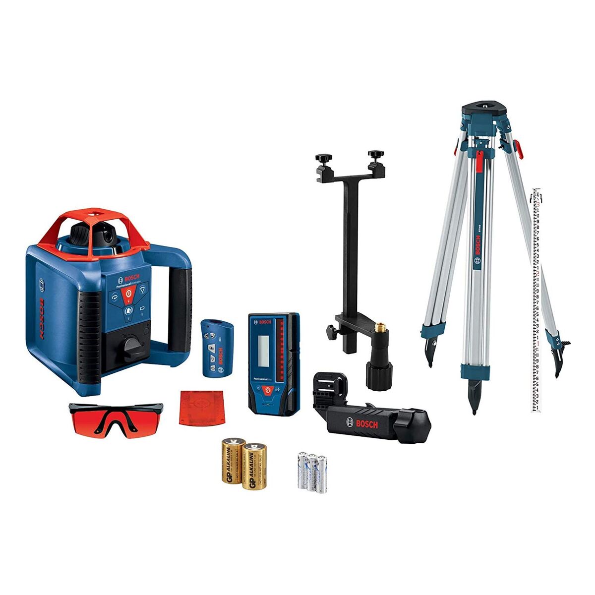 Self-Leveling Horizontal/Vertical Rotary Laser Kit, Includes Tripod, Grad