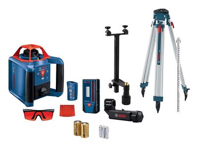 Self-Leveling Horizontal/Vertical Rotary Laser Kit, Includes Tripod, Grad
