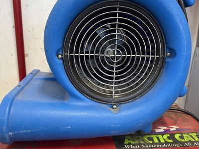 Mounto Industrial Air Mover Blower Fan - Blue, High-Velocity Floor Dryer