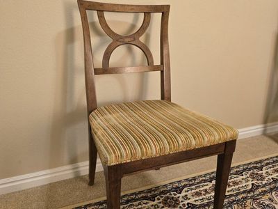 Two Hardwood Chairs $10
