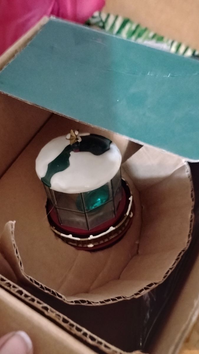 Mr. Christmas Holiday Lighthouse Collectibles Animated Rotating Beacon