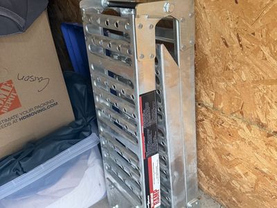 Tri fold motorcycle ramp