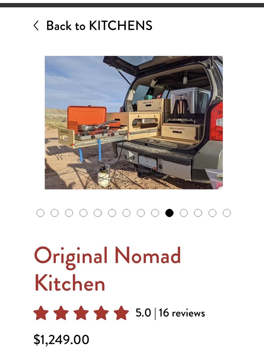 Nomad Kitchen Co. Original Nomad Kitchen All-in-One Portable Camping Kitchenette-overlanding.