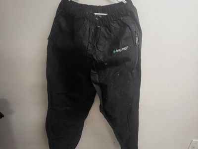Frog Toggs Black Rain Pants with Pockets - Men's/Unisex