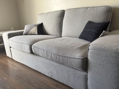 Grey Loveseat Couch